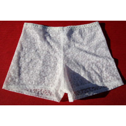 Gaine shorty vintage blanche S