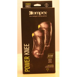 COMPEX Genouillères compressives POWER KNEE noir