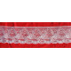 bande dentelle fine blanche sur tulle vintage neuve 11 m