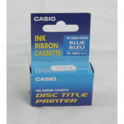 Casio TR-18BU Ruban d'impression - 1 Bleu