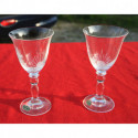 2 verres de communion religion gravé