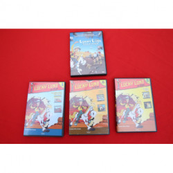 lot de 4 dvd de lucky luke : tous a l ouest le film et 3 dvd aventures