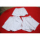 3 culottes vintage blanches panty neuve SAWACO taille 40 coton peigné