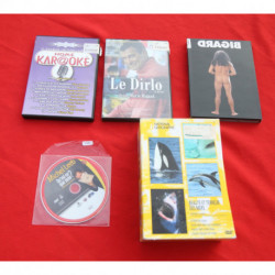 Lot de 5 dvd divers bigard, documentaire national geographic ect