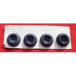 4 boutons vintage sur plaque vintage neuf diamètre 30