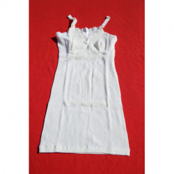 chemise de corps ancienne laine peignée blanche SWACO taille 48