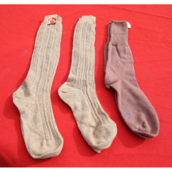 3 paires de chaussettes vintage coton neuves confortables 42 - 44