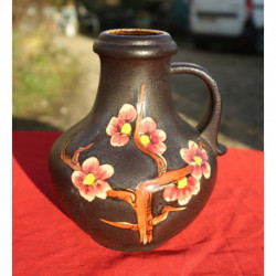 tres grand vase pichet KERAMIK SCHEURICH GERMANY céramique décorée
