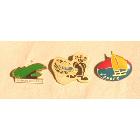 3 Pins dont LES VAGABONDS